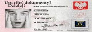 Utraciłeś dokumenty? Zastrzeż je w Banku!