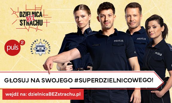 Zdjęcie przedstawia plakat dotyczący plebiscytu Super Dzielnicowego.