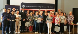 Zdjęcie przedstawia spotkanie z seniorami.