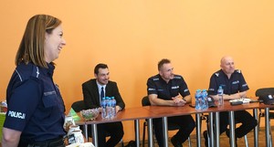 Zdjęcie przedstawia spotkanie z seniorami.