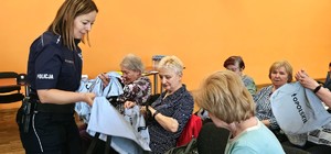 Zdjęcie przedstawia spotkanie z seniorami.