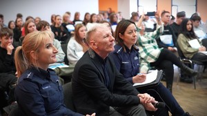 Zdjęcie przedstawia kulisy castingu programu "Przyszłość a Ty"