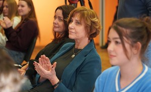 Zdjęcie przedstawia kulisy castingu programu "Przyszłość a Ty"