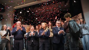 Zdjęcie przedstawia wielki finał programu Przyszłość a Ty