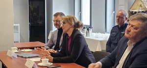 zdjęcie: odprawa roczna strzeleckich policjantów