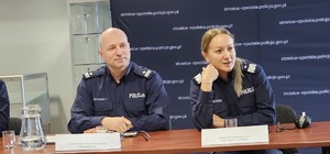 zdjęcie: odprawa roczna strzeleckich policjantów